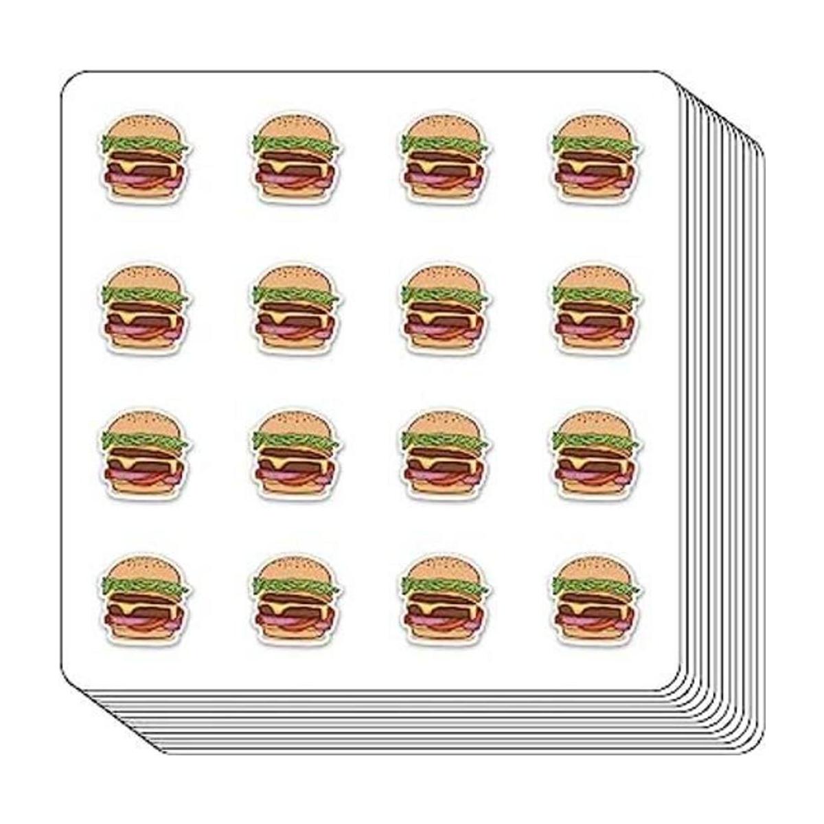 Pegatinas para planificar hamburguesas 0.5 pulgadas para