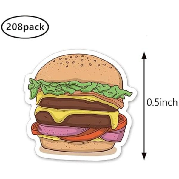 Pegatinas para planificar hamburguesas 0.5 pulgadas para_2