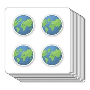 Earth Stickers de 1.0 in para álbumes de recortes arte_1