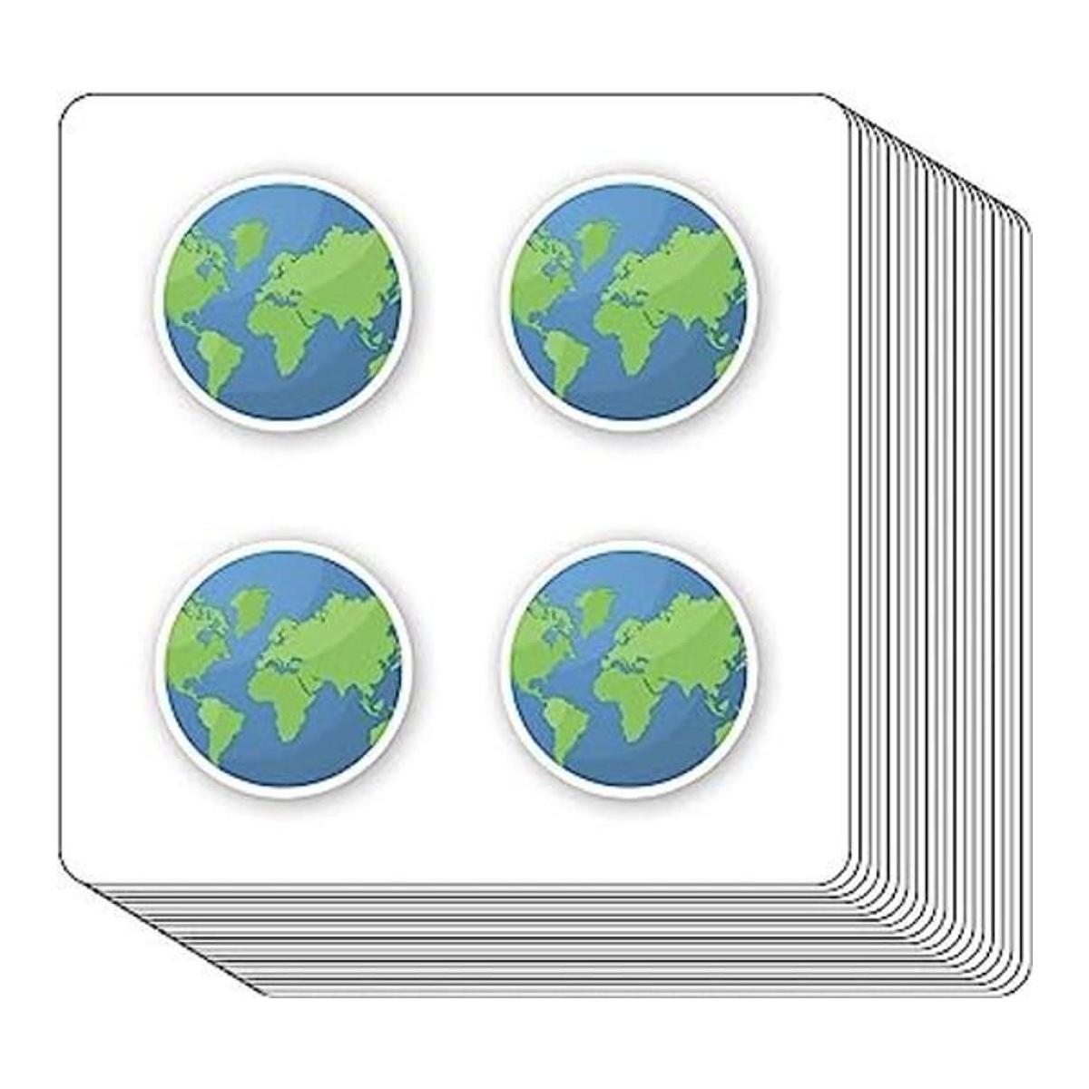 Earth Stickers de 1.0 in para álbumes de recortes arte