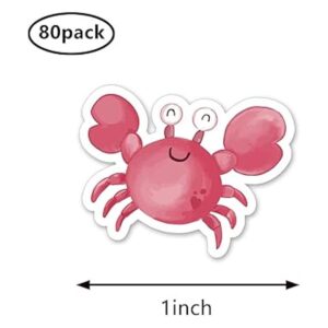 Pegatinas de cangrejo de 1 pulgada para álbumes de_2
