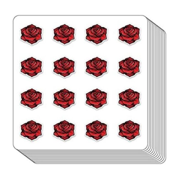 Pegatinas para planificar rosas 0.5 pulgadas álbumes de_1