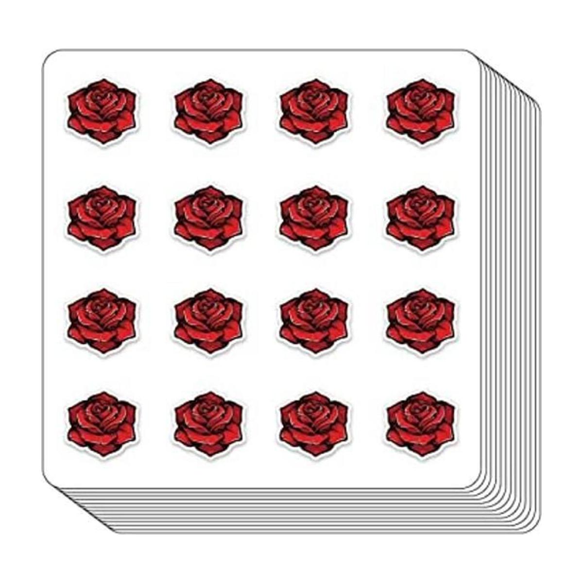 Pegatinas para planificar rosas 0.5 pulgadas álbumes de