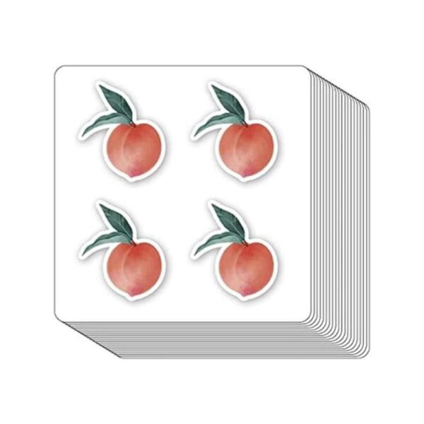 Pegatinas de frutas de melocotón de 1 pulgada para álbumes_1