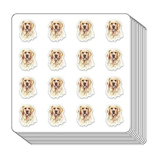 Golden Retriever Calcomanías para planificar perros_1