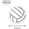Pegatinas planificadoras de voleibol 0.5 pulgadas_2