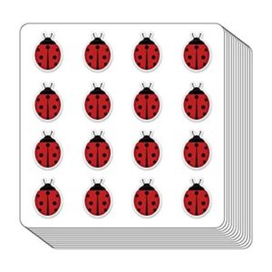 Ladybug Calcomanías planificadoras 0.5 pulgadas para_1