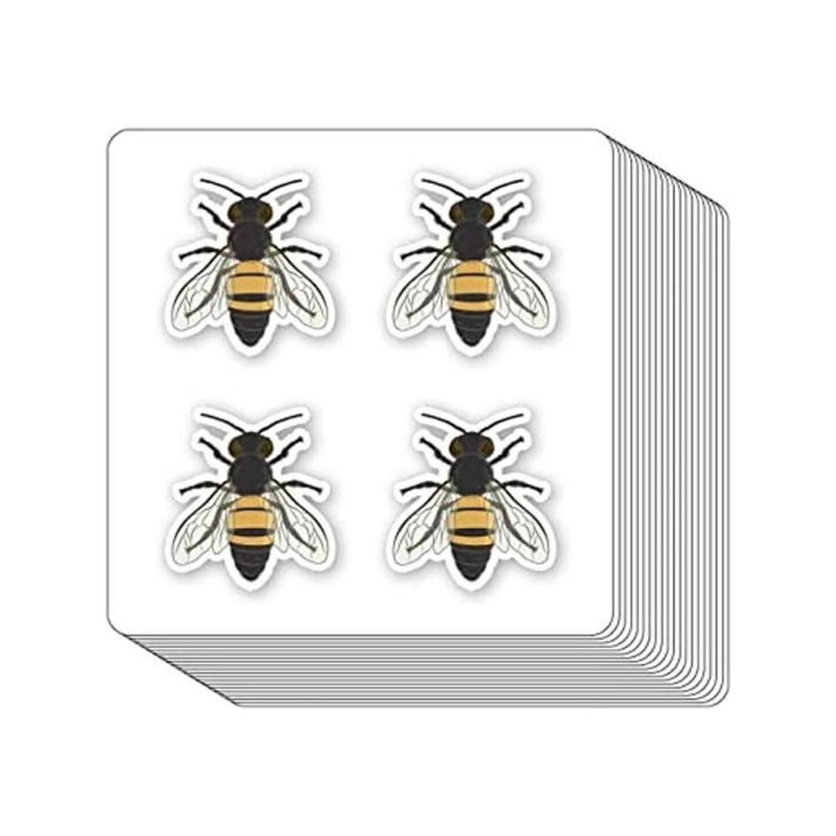Bumble Bee Pegatinas de 1 pulgada para álbumes de