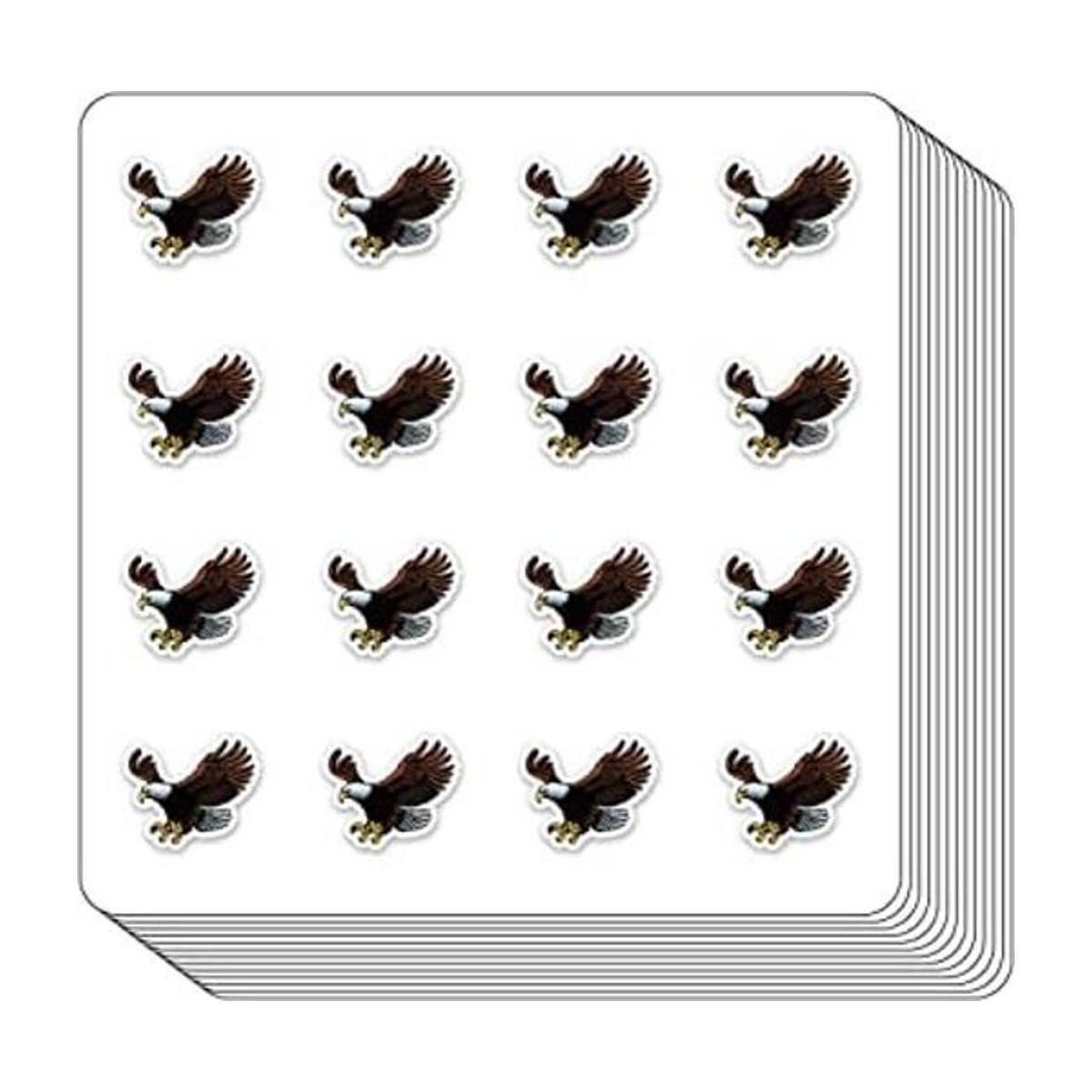 Paquete de 208 calcomanías para planificar guila Calva