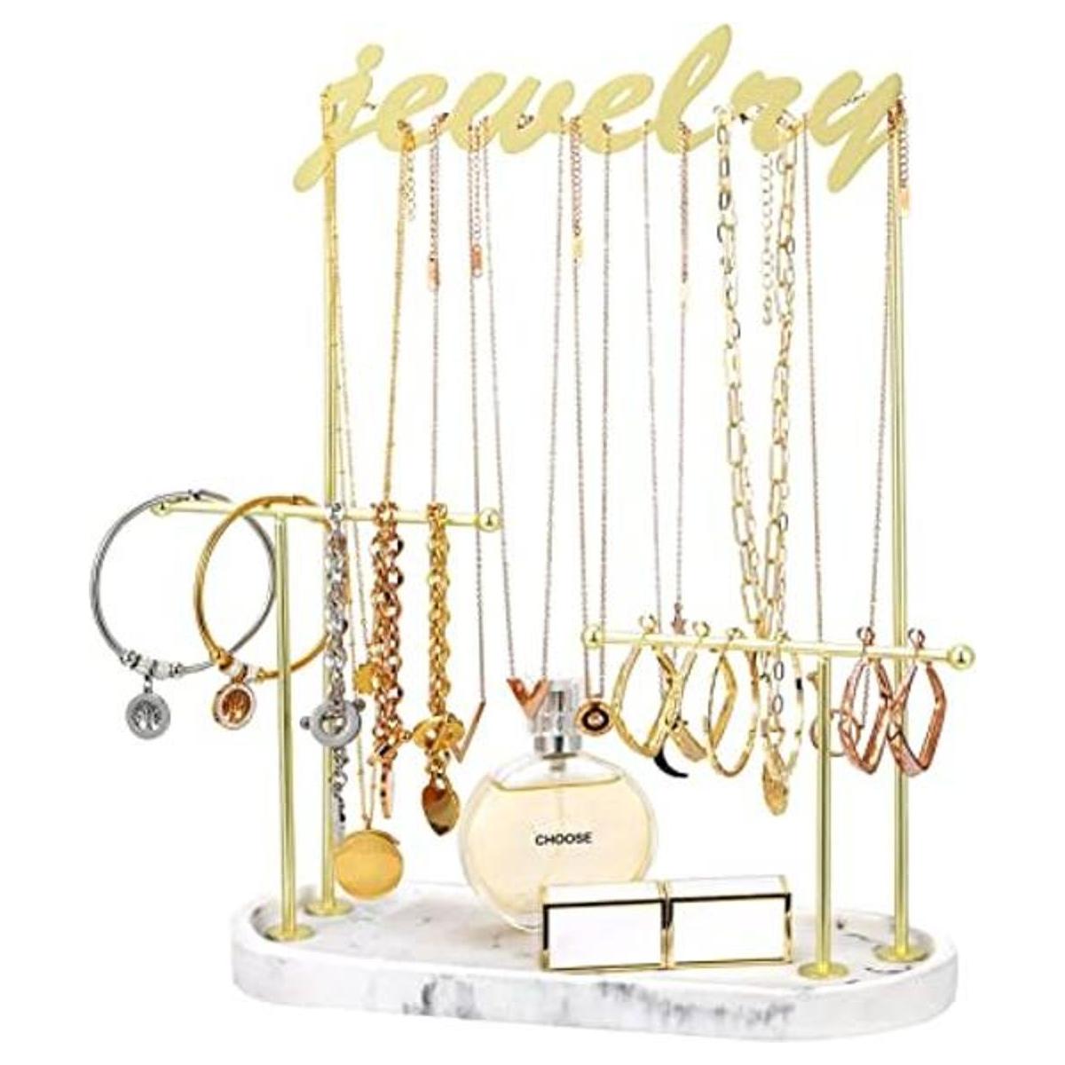 Emibele Soporte organizador de joyería soporte para
