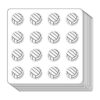 Pegatinas planificadoras de voleibol 0.5 pulgadas_1