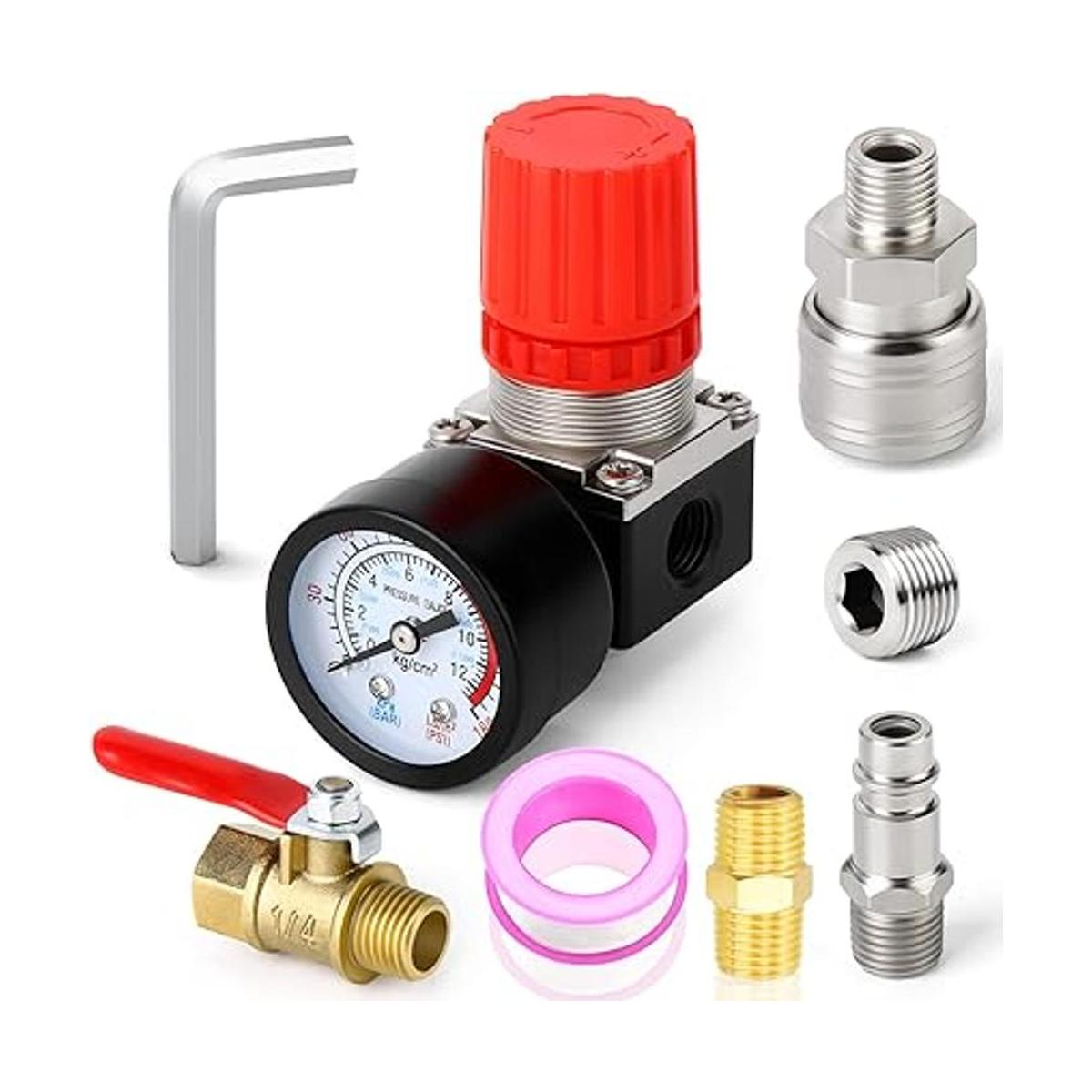 MEANLIN MEASURE Regulador de compresor de aire de 14