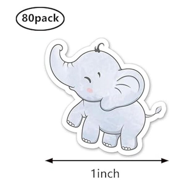 Pegatinas de elefante de 1 pulgada para álbumes de_2