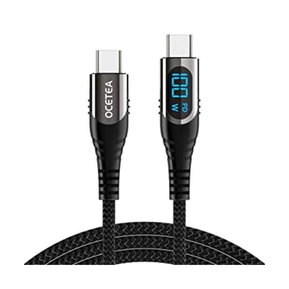 Ocetea Cable USB C a USB C 100W 5A cable USB C de 6.6