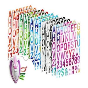 Letras y números para planchar de 2 pulgadas vinilo_1