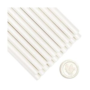 ONWINPOR Palitos de sellado de cera blanca perla 30