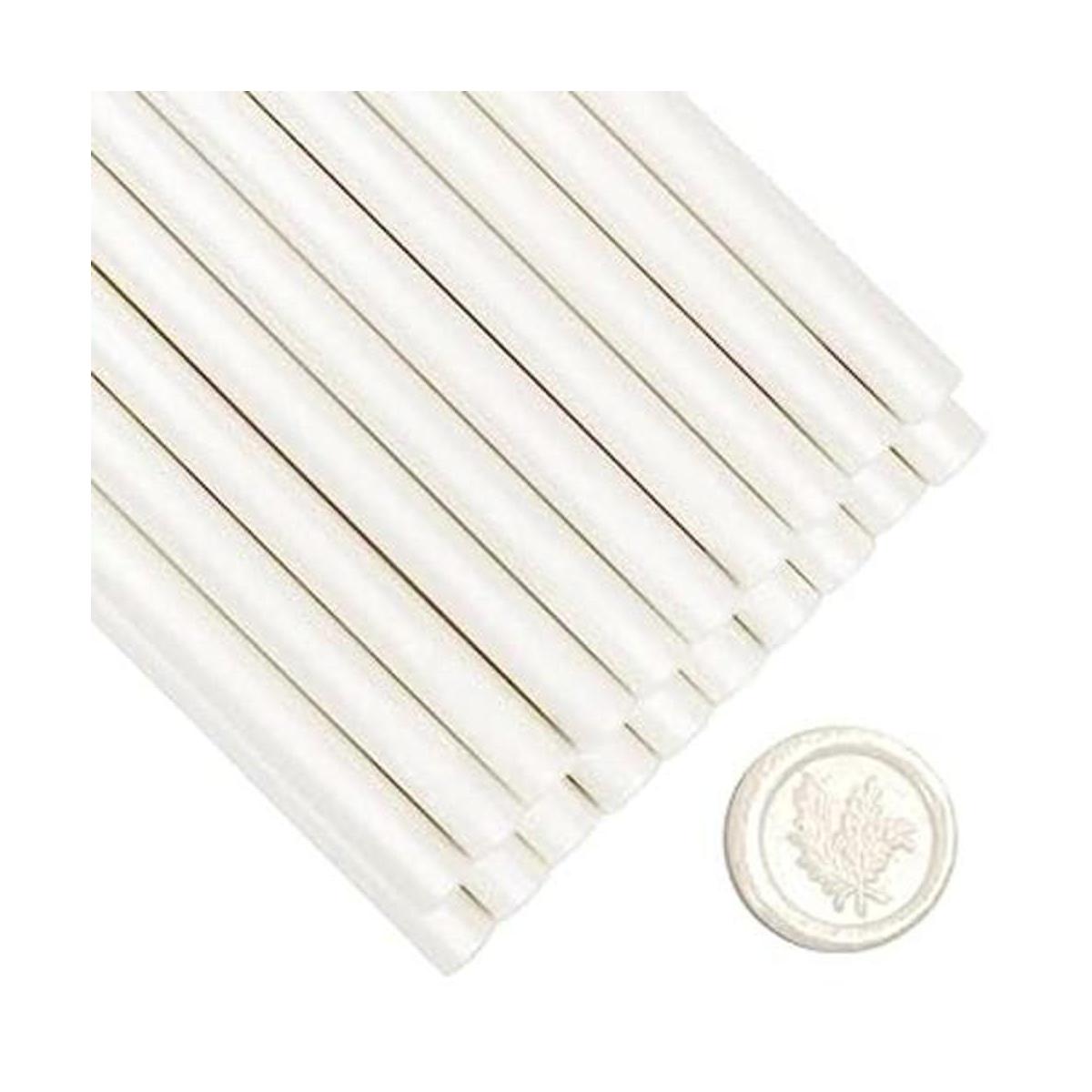 ONWINPOR Palitos de sellado de cera blanca perla 30