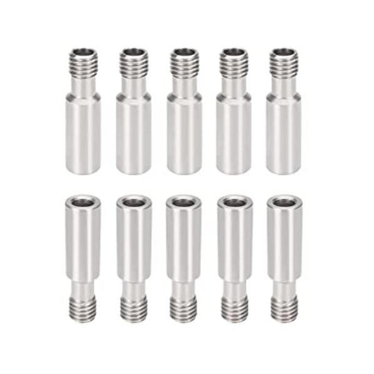Befenybay 10 piezas de acero inoxidable M6 rosca HeatBreak
