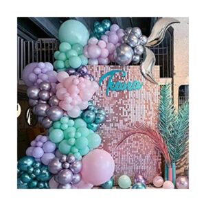 Kit de guirnalda de globos de sirena 164 unidades globos