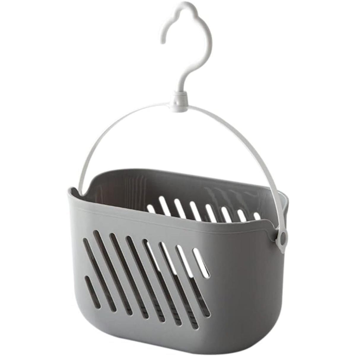 Cesta de plástico colgante para ducha organizador de
