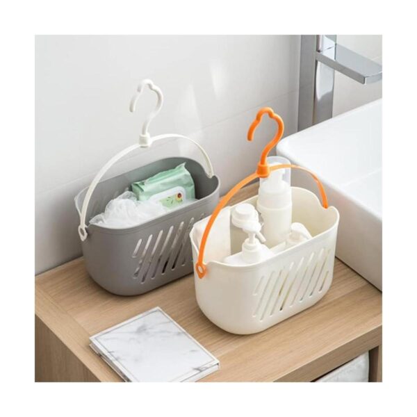 Cesta de plástico colgante para ducha organizador de