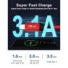 Cable USB 3.2 A a C de 3 pies cable de disco duro externo_4
