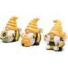 Hodao 3 piezas de decoración de gnomos de primavera de_2