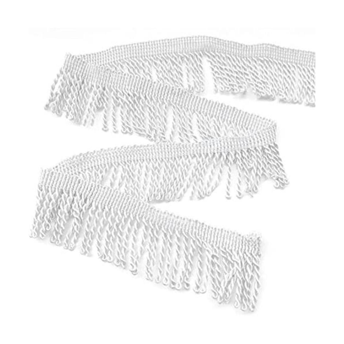 Borde de flecos de 10 yardas flecos de cortina de 2.5