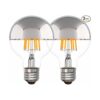 Foco de luz media cromada regulable 6 W equivalente a 60