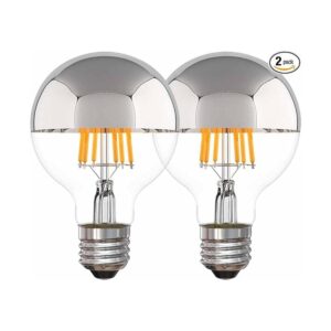 Foco de luz media cromada regulable 6 W equivalente a 60