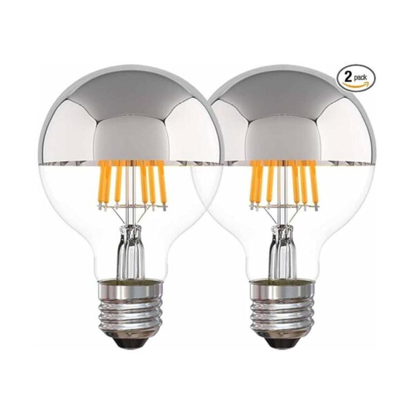 Foco de luz media cromada regulable 6 W equivalente a 60