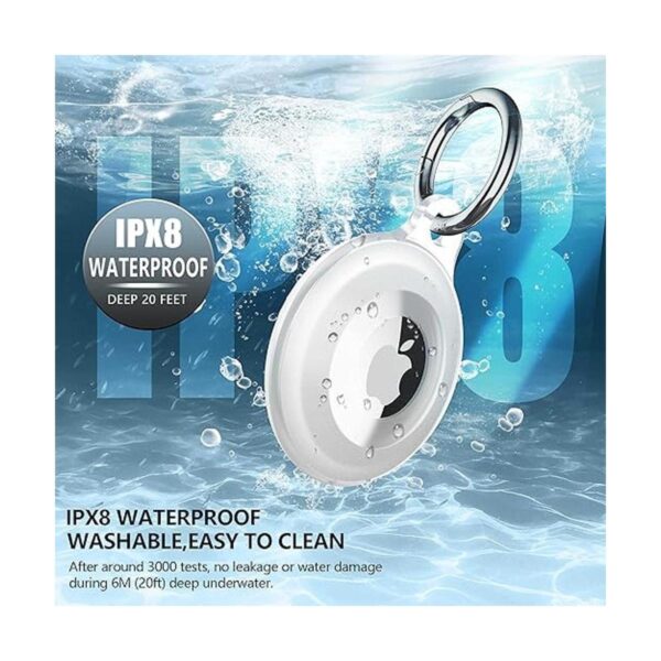Paquete de 4 fundas impermeables IPX8 para AirTag con_3