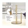 OBODING Toallero de papel dorado soporte dorado para_5