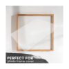 Paquete de 2 láminas de plexiglás de acrílico transparente