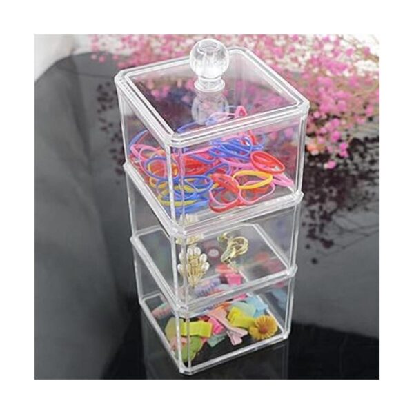 Hair Accessories Organizer for Girls LOHRYVIO 3 Stackable_2