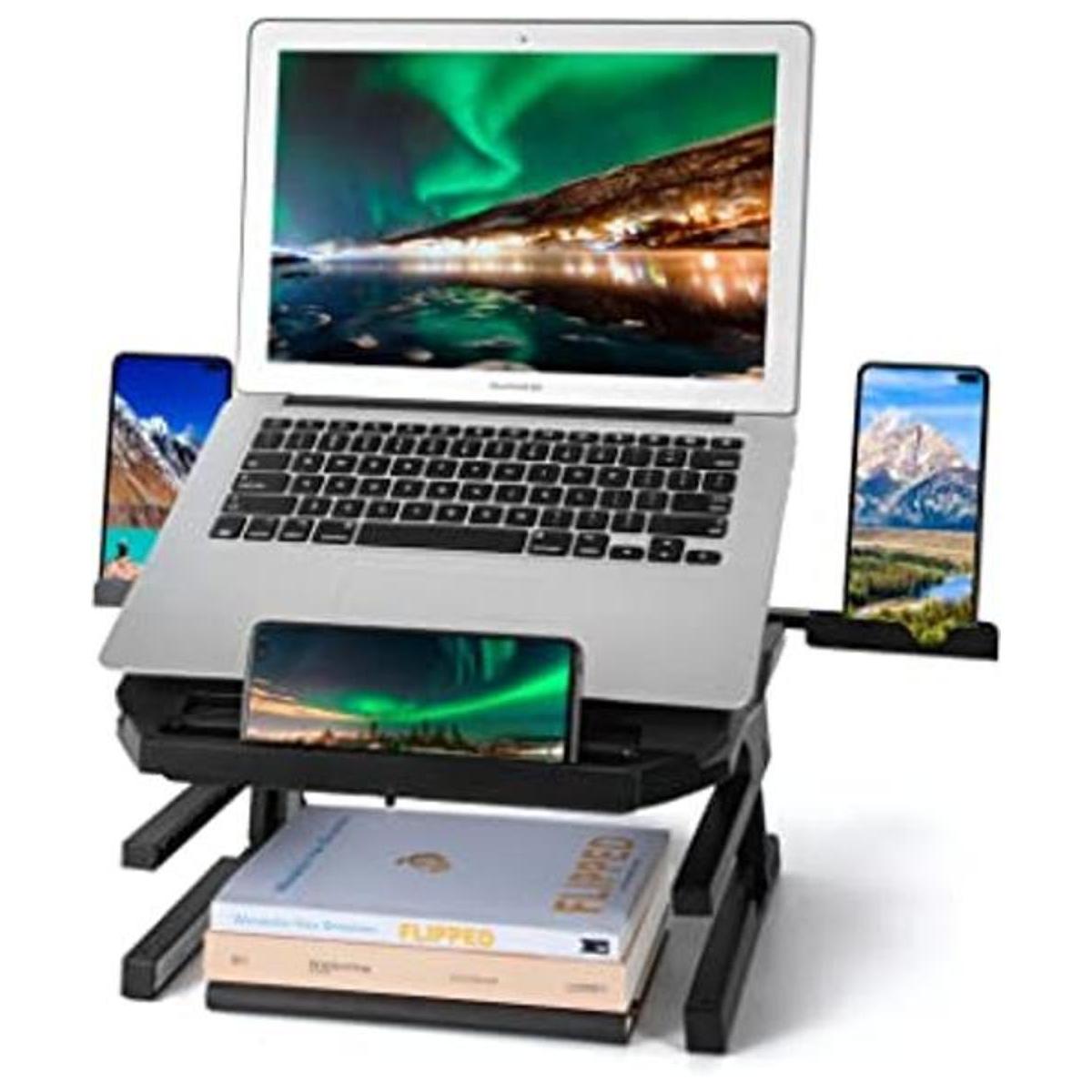 OImaster Soporte de teléfono para laptop elevador