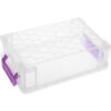 BTSKY Paquete de 4 cajas de plástico de gran capacidad
