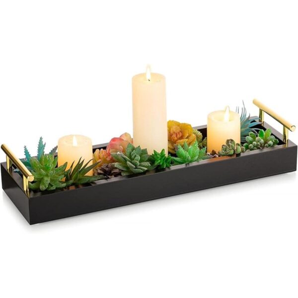 Hanobe Bandeja rectangular larga y estrecha bandejas_1