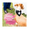 FUAMEY Esmoquin para perro collar formal de boda para