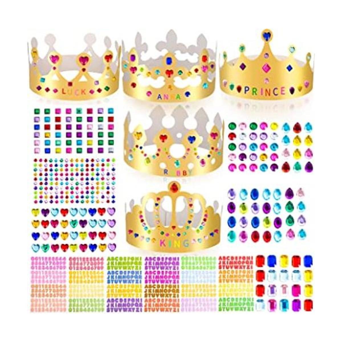 Coronas para niños 28 piezas de papel DIY Prince Princess
