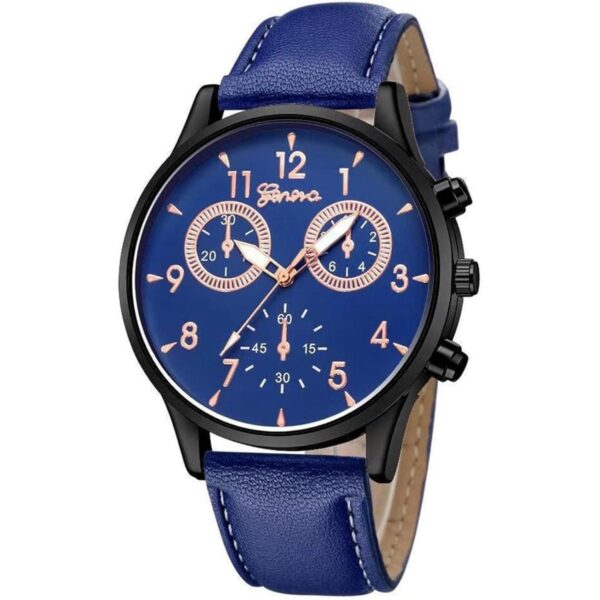 Cdybox Reloj de pulsera de cuarzo de moda para hombre