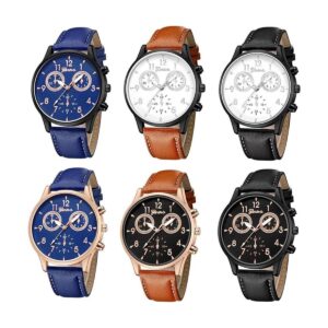 Cdybox Reloj de pulsera de cuarzo de moda para hombre