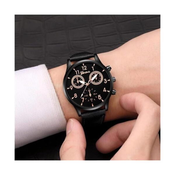 Cdybox Reloj de pulsera de cuarzo de moda para hombre