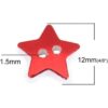KARMELLING 100 botones de resina para coser Pentagram_2