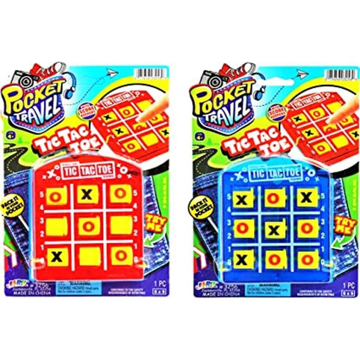 Tic Tac Toe Juegos de mesa de viaje portátiles de