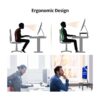 ELIVED Paquete de 2 soportes elevadores para monitor con