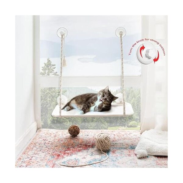 Mkono Asiento de hamaca para ventana de gato cama bohemia