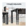 ELIVED Paquete de 2 soportes elevadores para monitor con
