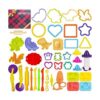 Juegos de herramientas de masa para niños 45 piezas de_1