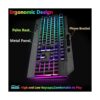 Teclado y ratón inalámbrico RGB para juegos teclado